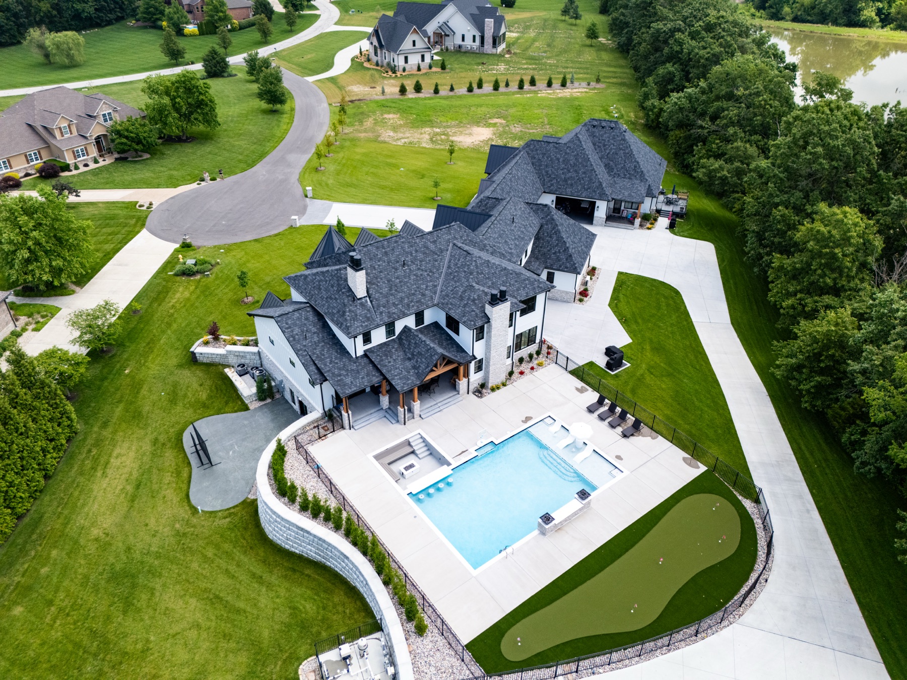 Aerial drone photograph