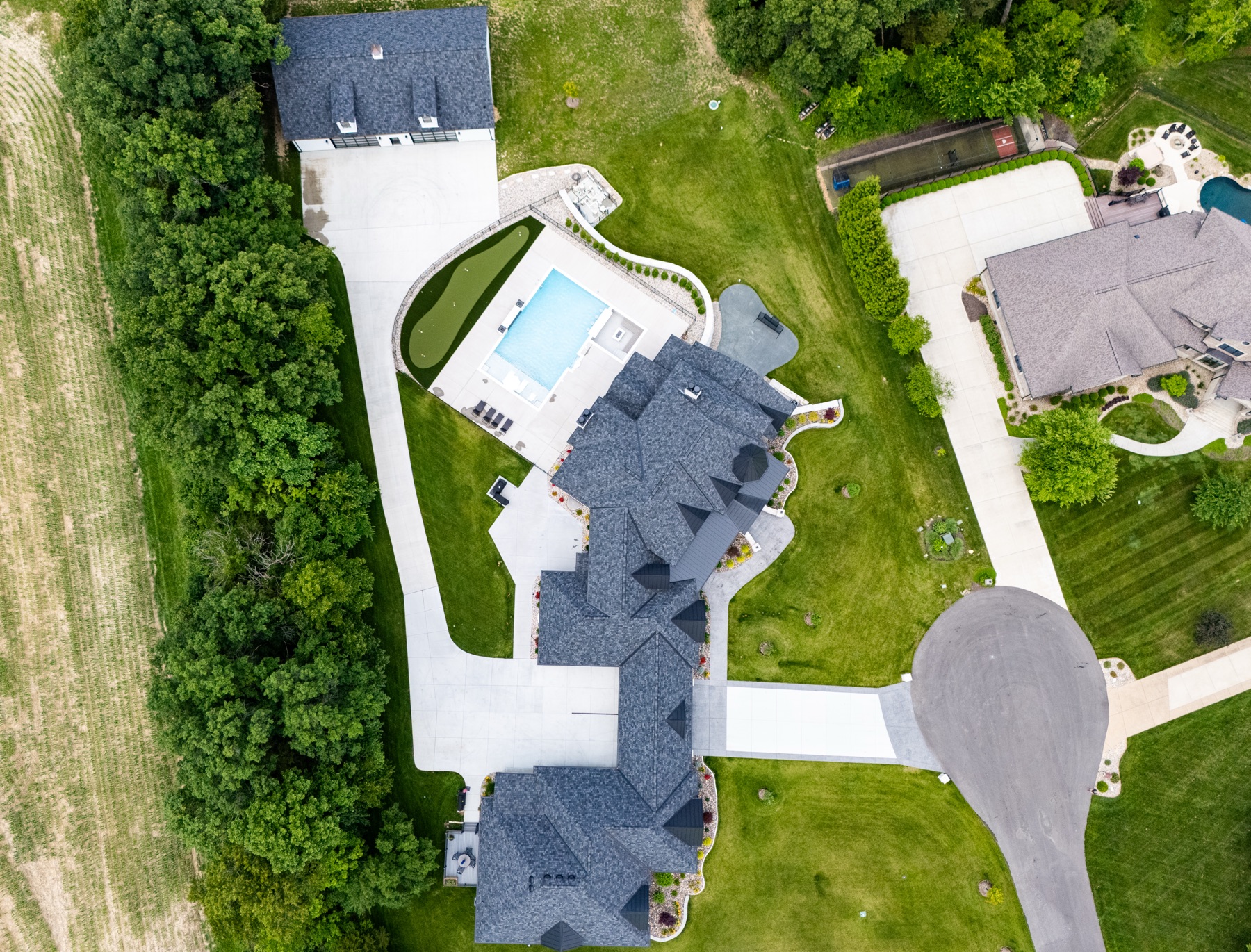 Aerial drone photograph