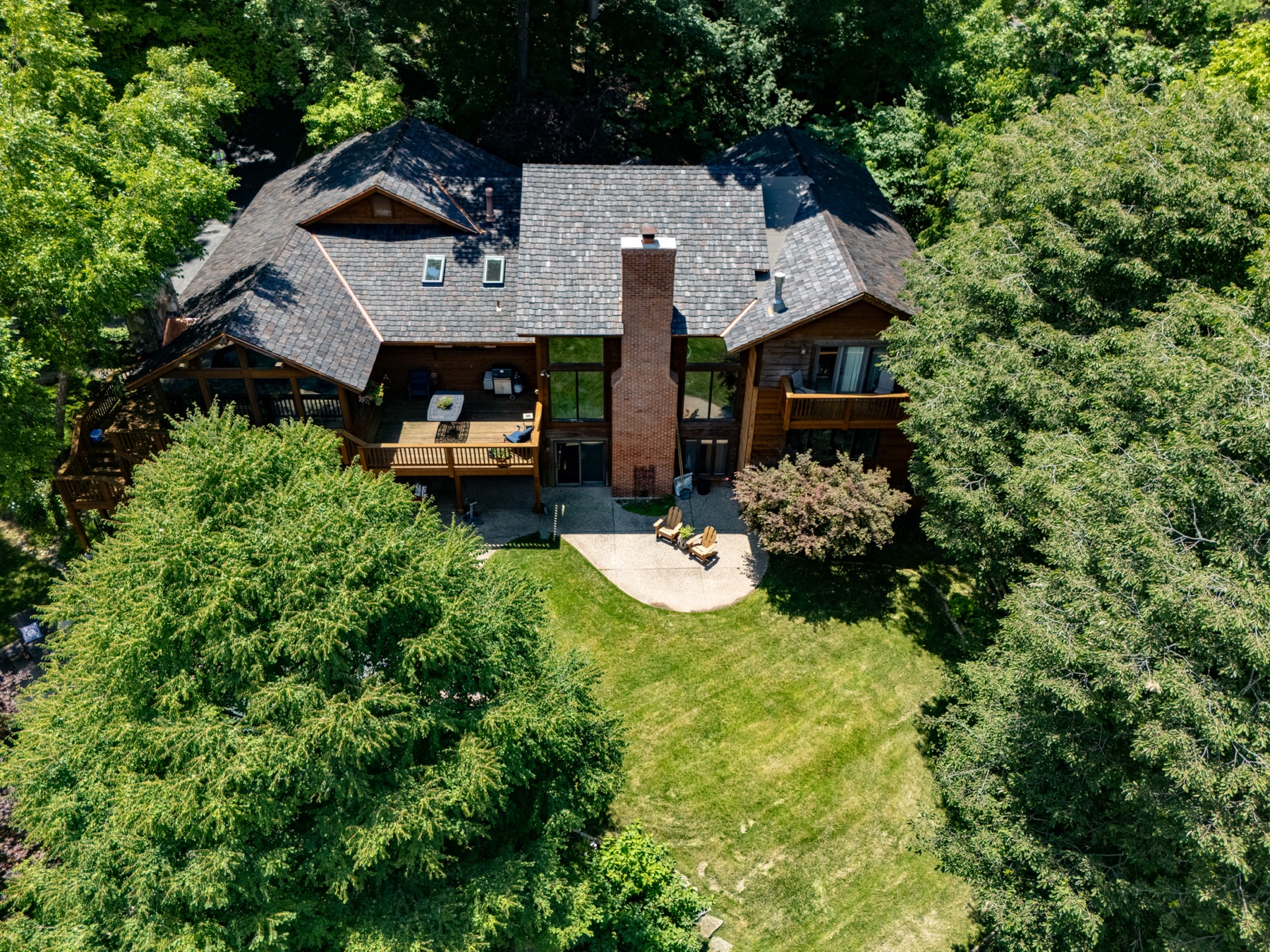 Aerial drone photograph