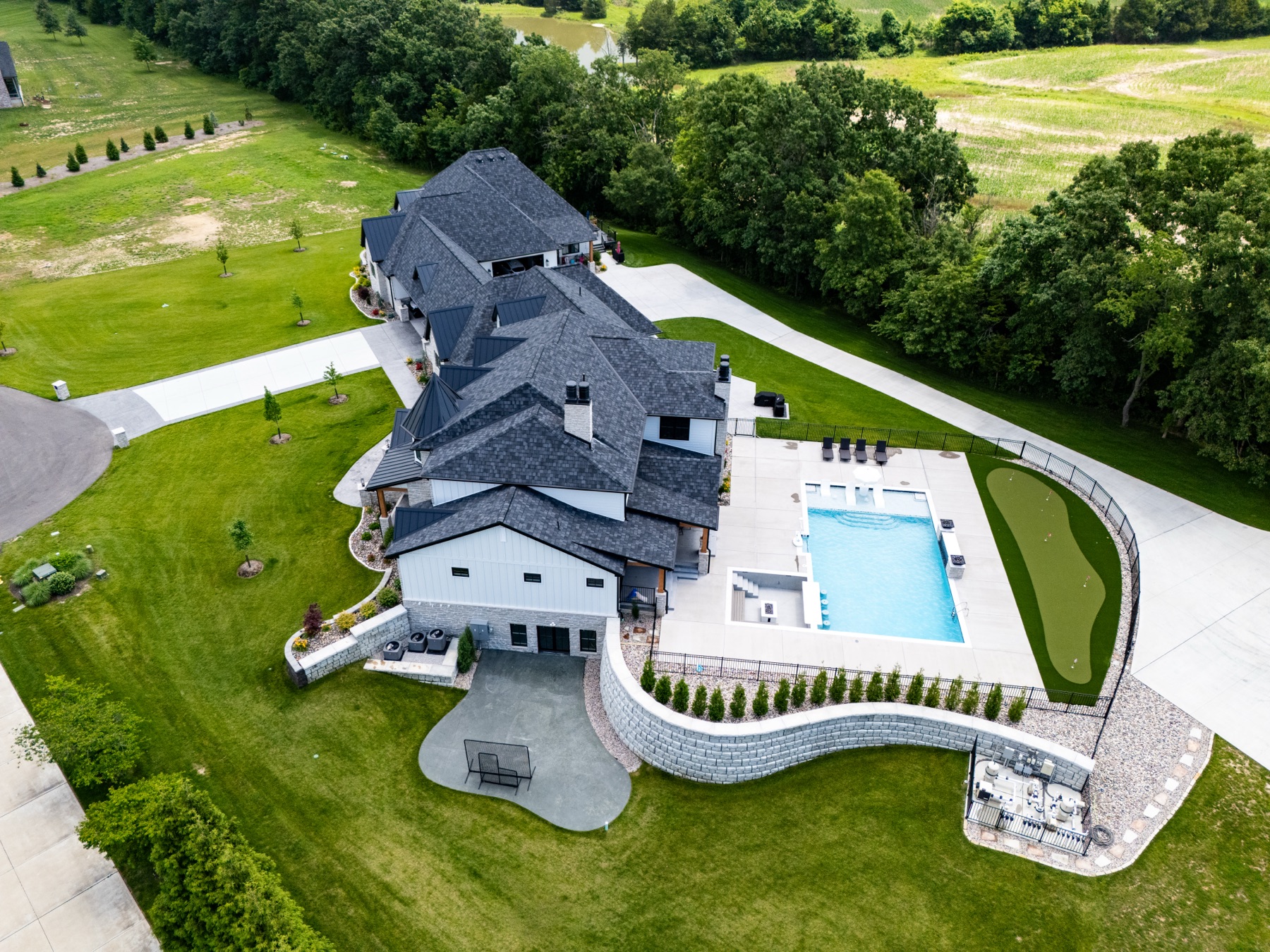 Aerial drone photograph