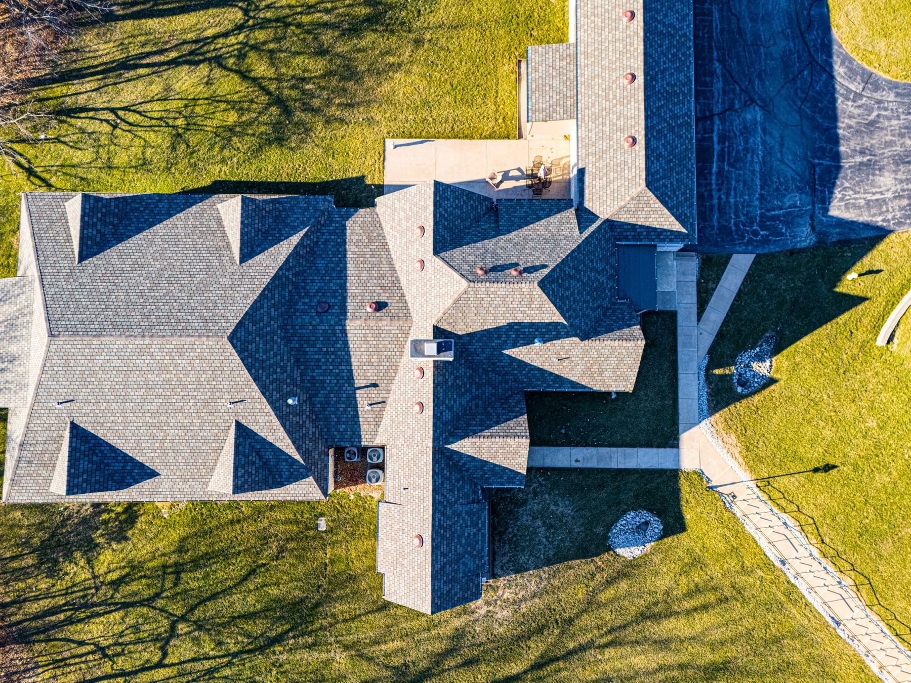 Aerial drone photograph
