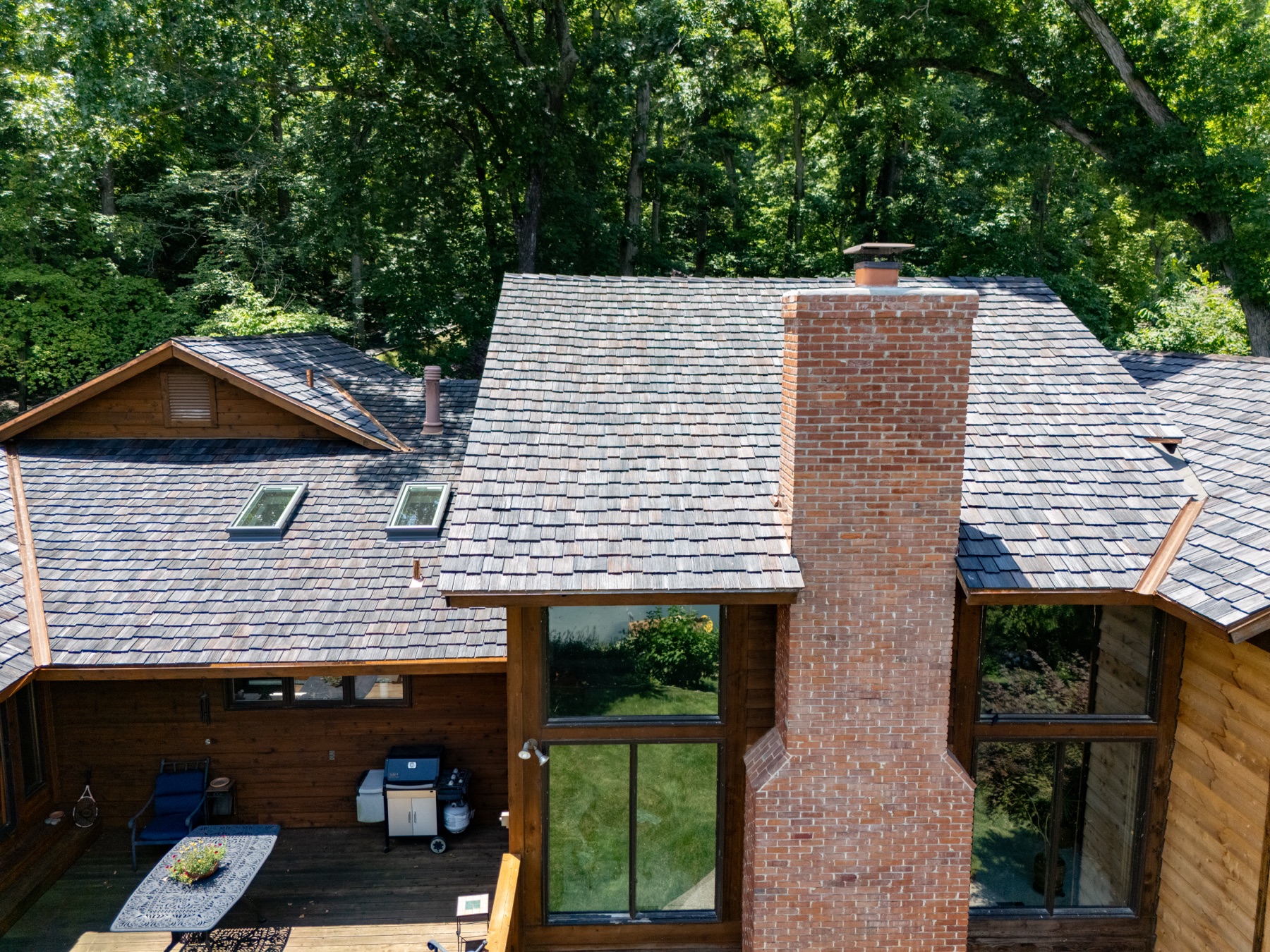 Aerial drone photograph