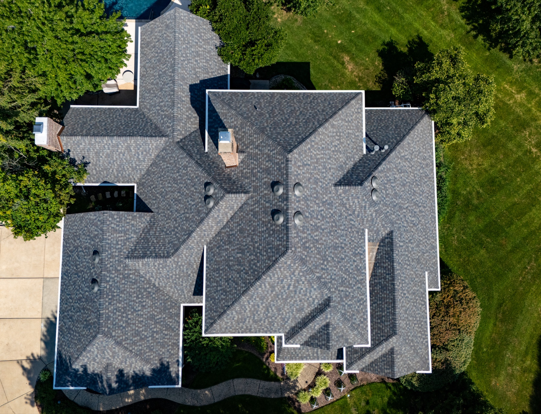 Aerial drone photograph